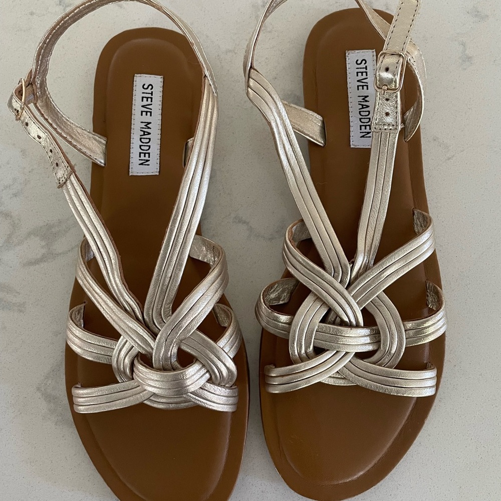 Steve Madden Women's Gold Sandals